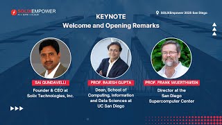 The Future of Data & AI: Opening Remarks (Solix, UCSD & SDSC)